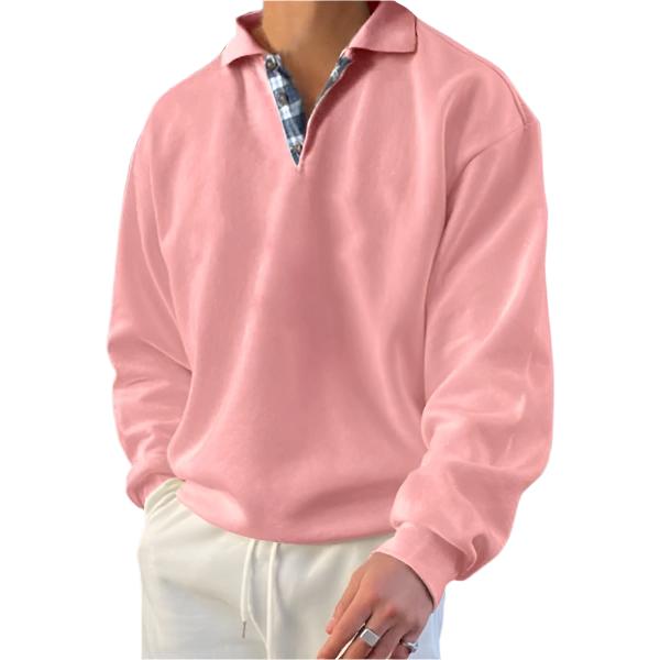 Bruno - Sudadera con Capucha de Manga Larga y Cuello en V para Hombre