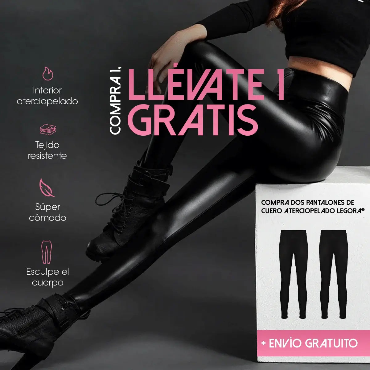 Pantalón de Cuero para Mujer Legora® (Compra 1, Llévate 1 Gratis)