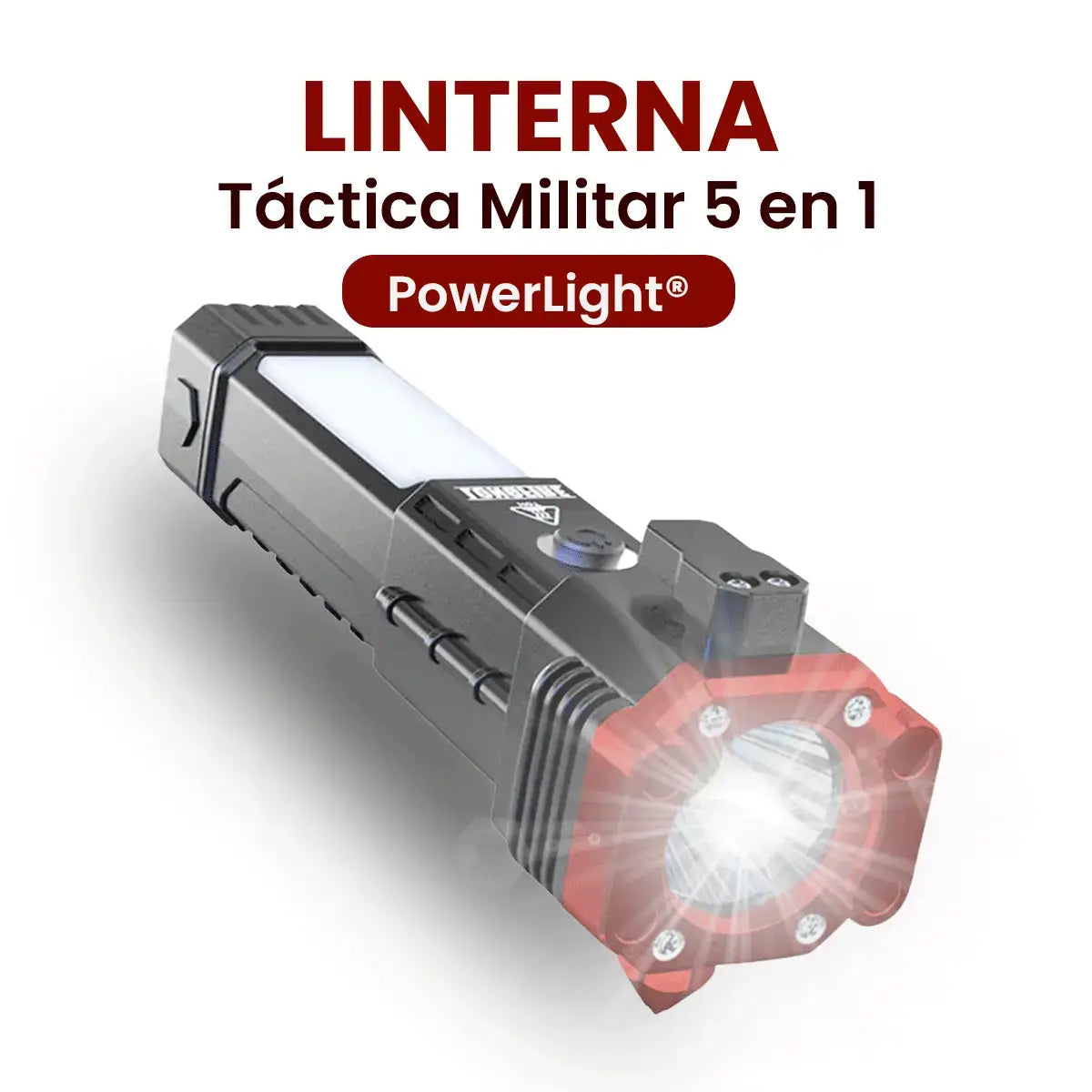 Linterna Táctica Militar 5 en 1 PowerLight®