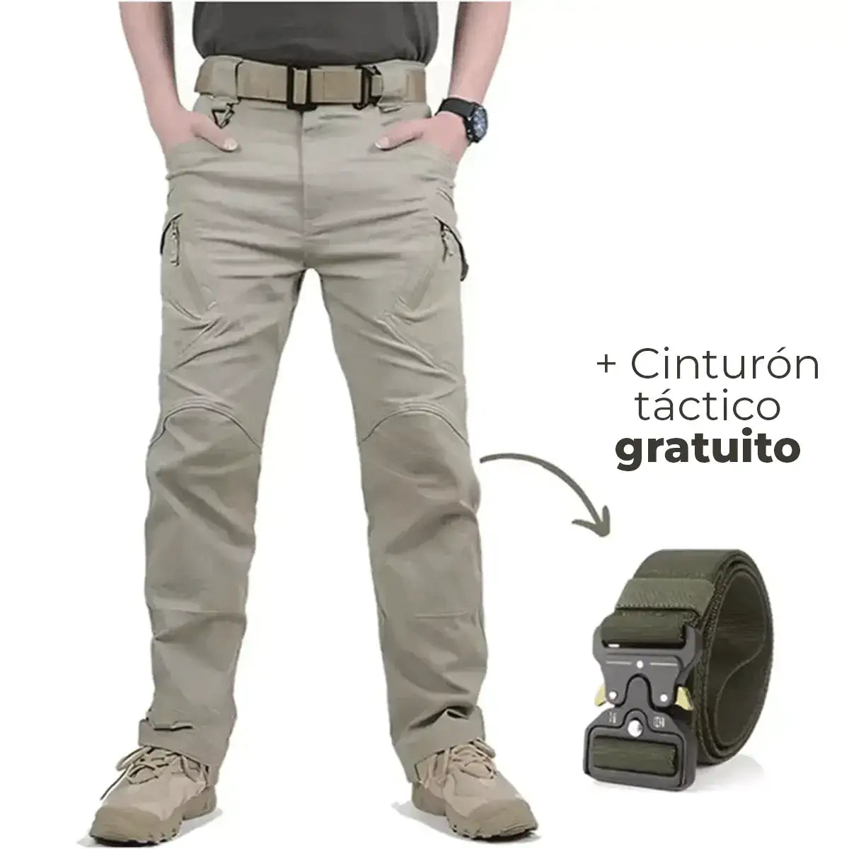 Pantalón Táctico Militar WarriorWear® (+ Cinturón Táctico Gratis)