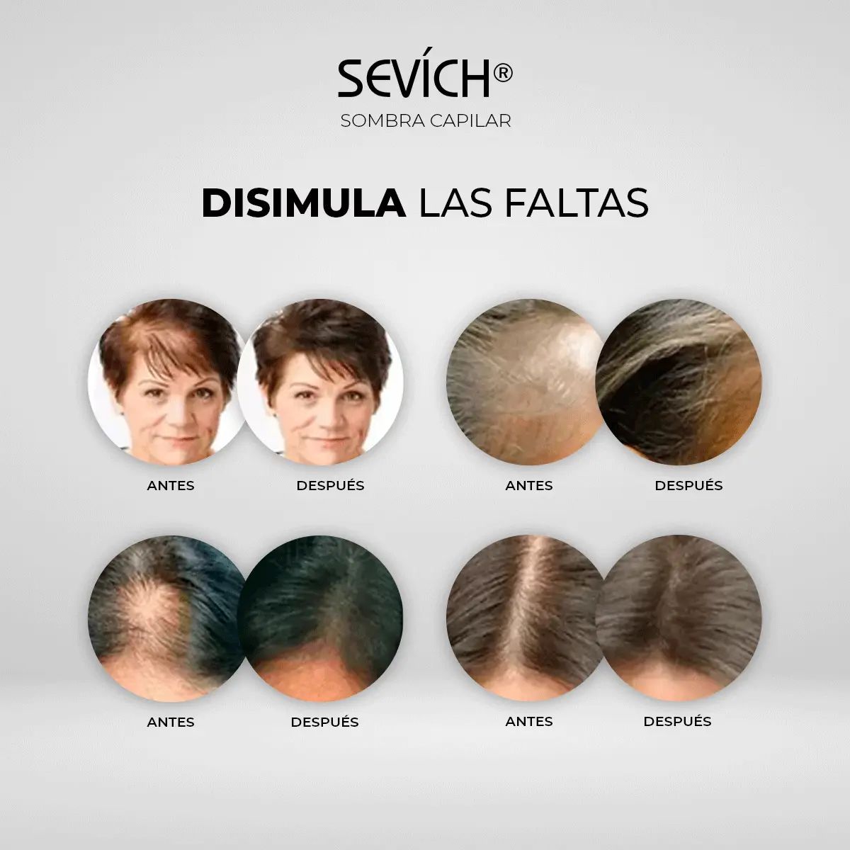 Sombra Capilar Sevích® - Decile Adiós a las Canas al Instante